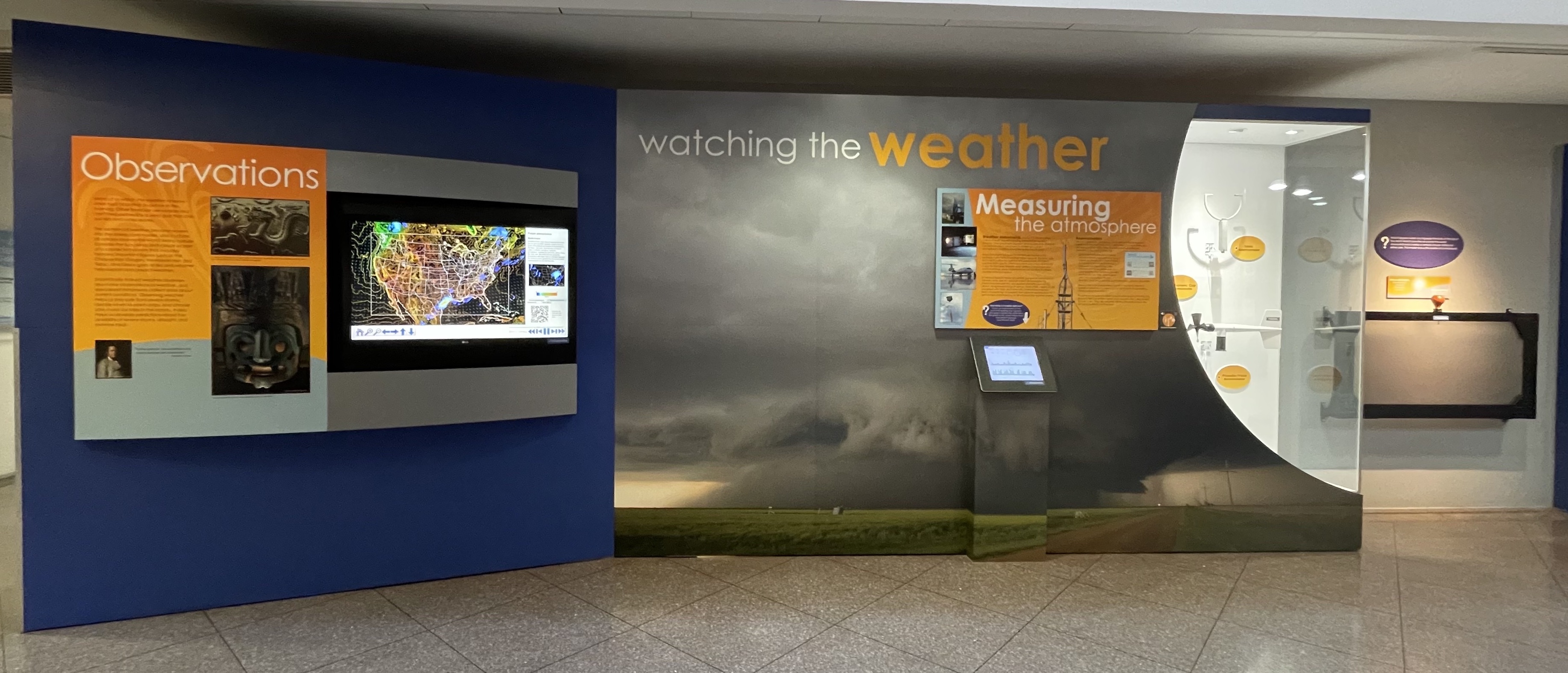 Final Museum Touchscreen Installation at NSF NCAR in Boulder, CO